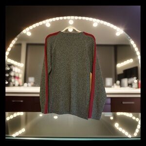 OCI Men’s Ribbed Timeless Minimalistic Comfy Business Preppy Sweater Sz Lrg